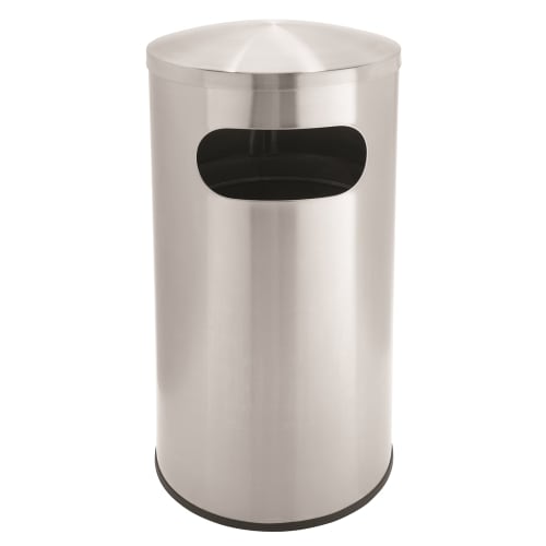 Commercial Zone Precision Series 15 Gallon Waste Receptacle, Stainless Steel